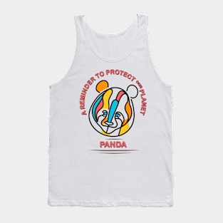 Panda - A reminder to protect our planet Tank Top